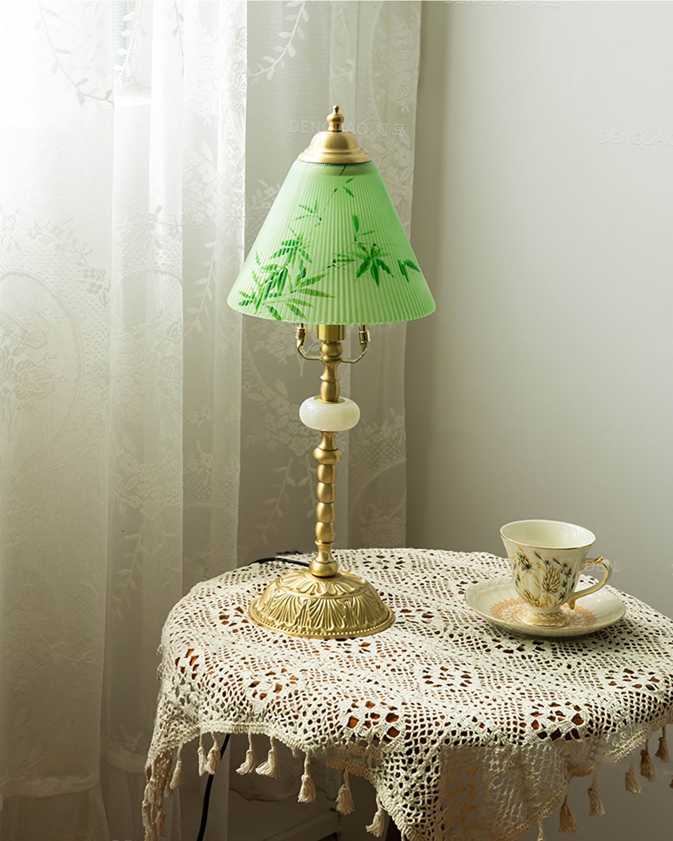 GlassBamboo - Luxe Table Lamp