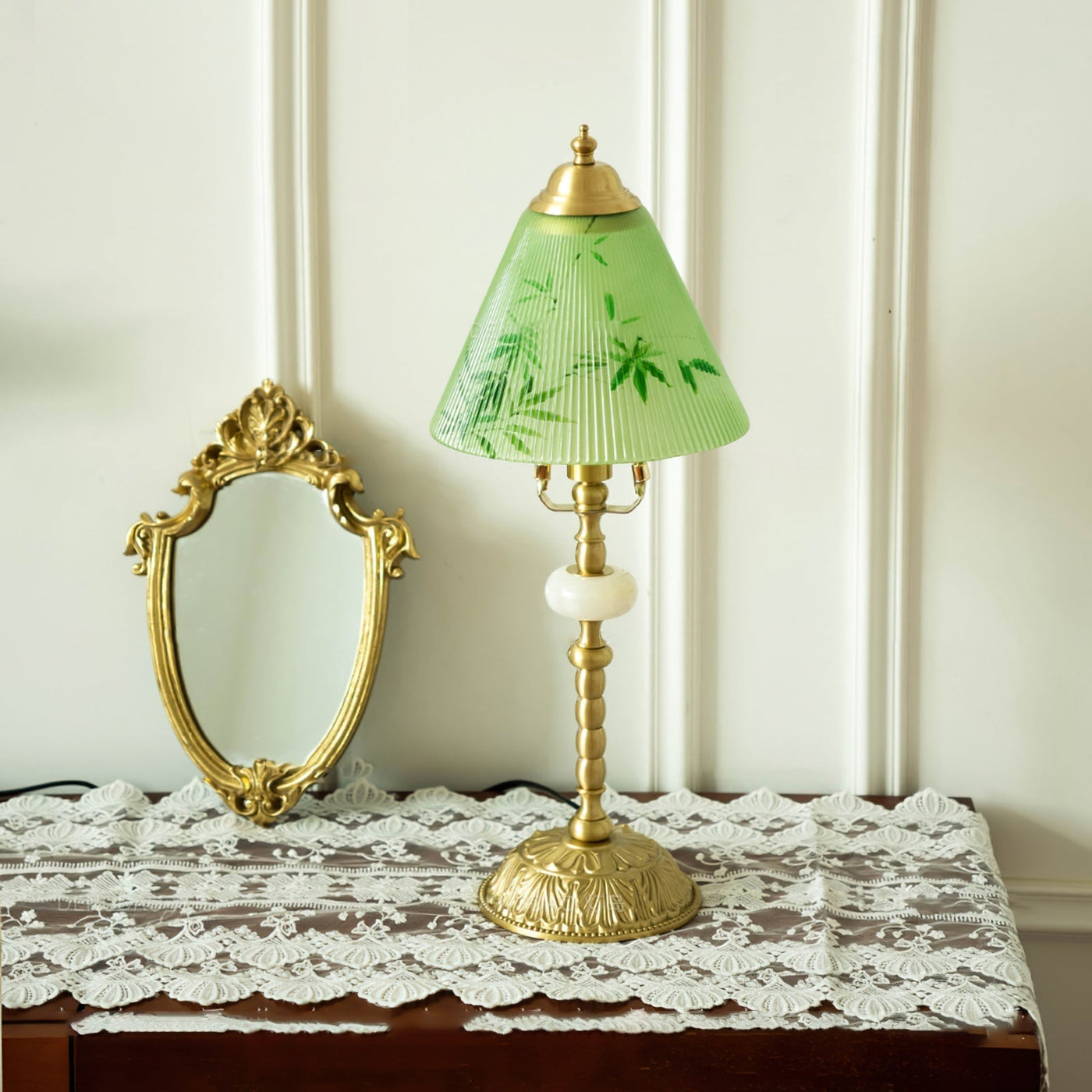 GlassBamboo - Luxe Table Lamp
