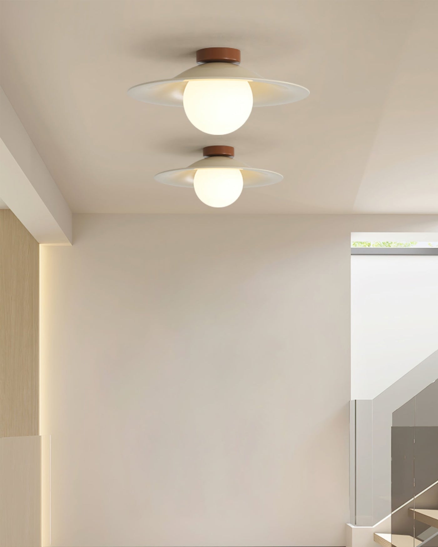 BezelAura - Ceiling Lamp with Luxe Details and Inviting Illumination
