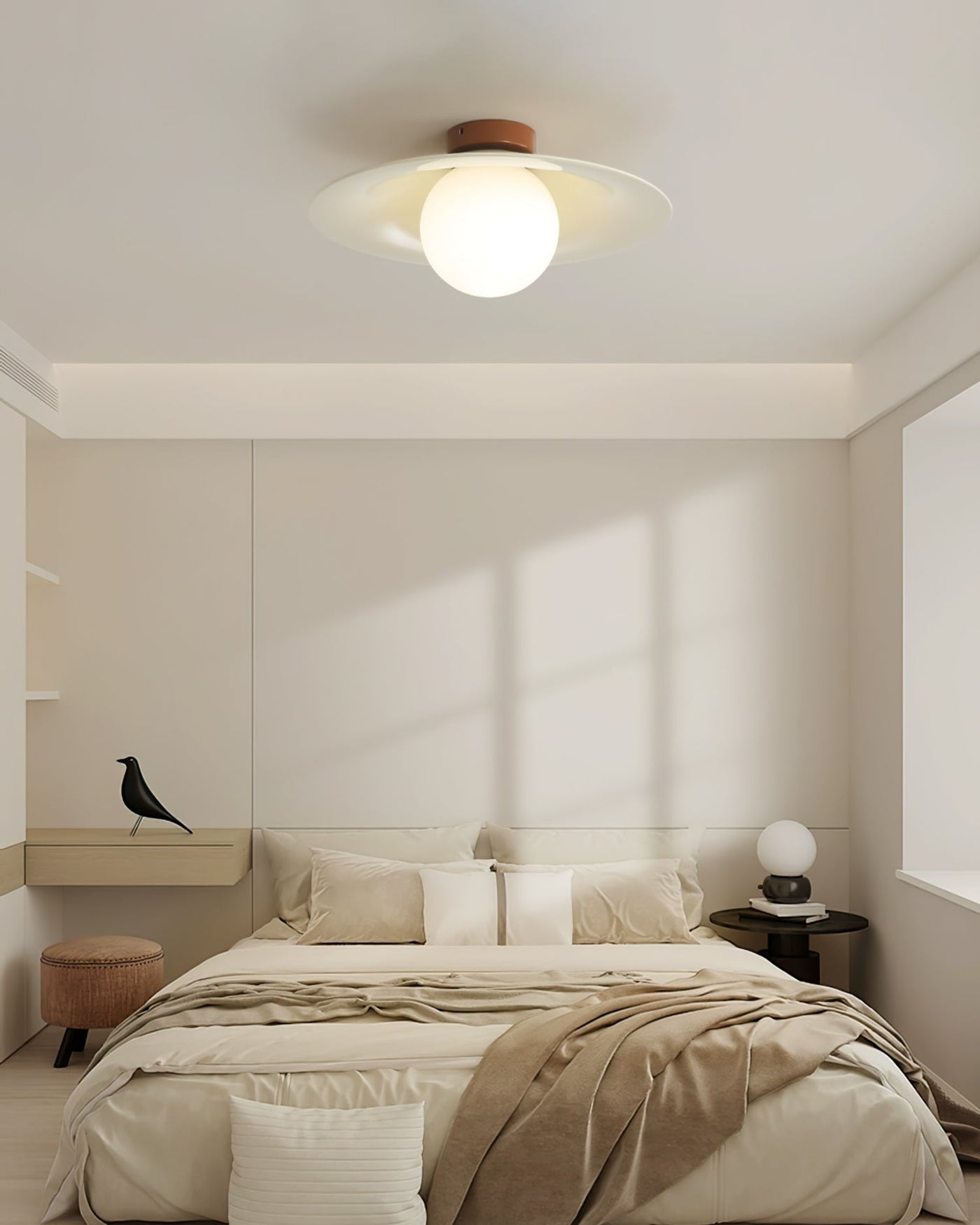 BezelAura - Ceiling Lamp with Luxe Details and Inviting Illumination