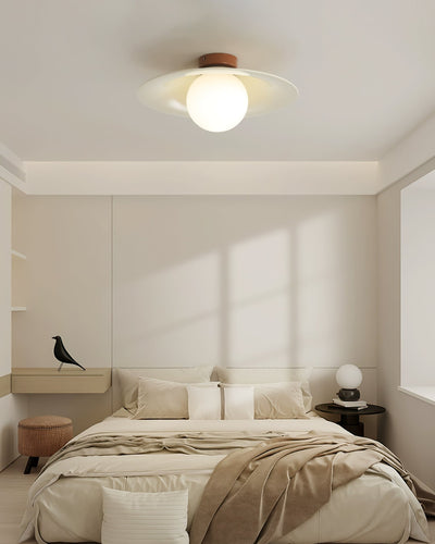 BezelAura - Ceiling Lamp with Luxe Details and Inviting Illumination