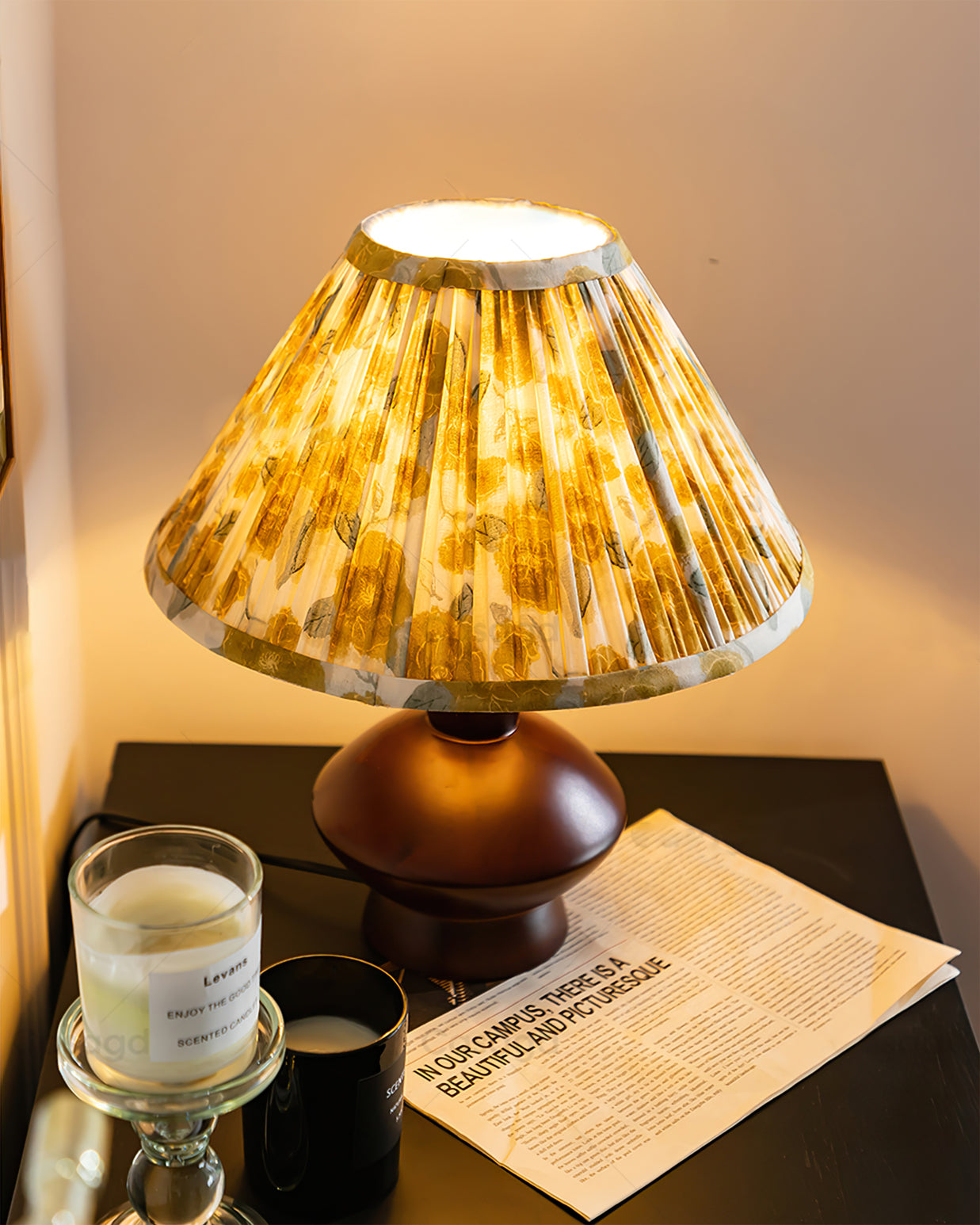 LuxeBobbinGlow - Sleek Desk Lamp
