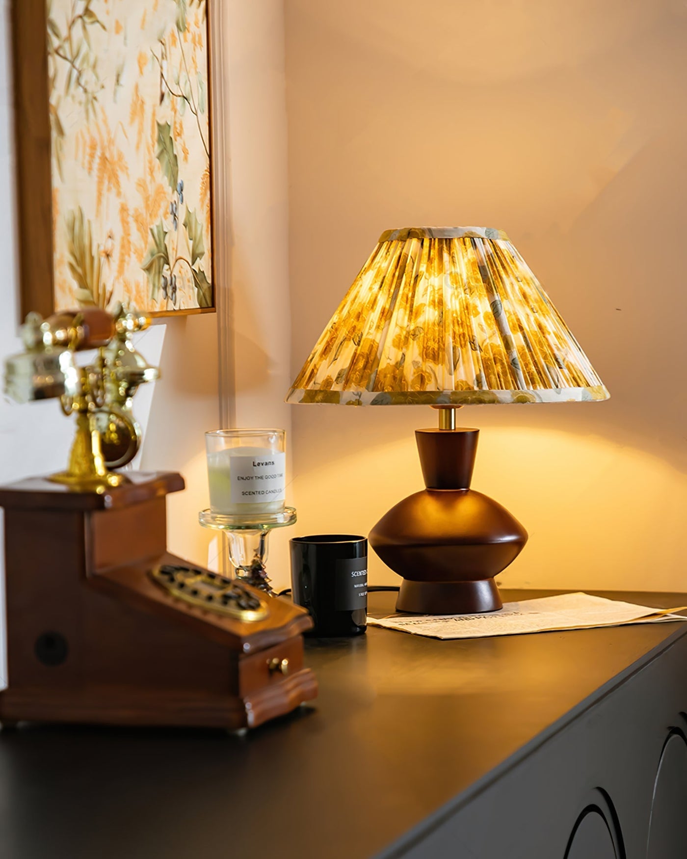 LuxeBobbinGlow - Sleek Desk Lamp