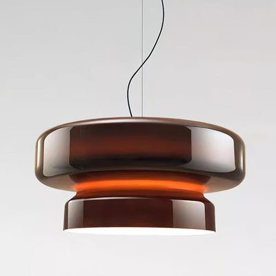 OpalBloom – Handcrafted Glass Hanging Lamp with a Touch of Sophistication