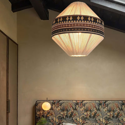 BohoFringe – Artistic Pendant Lamp with Flowing Fringes for Bohemian Charm