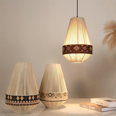 BohoFringe – Artistic Pendant Lamp with Flowing Fringes for Bohemian Charm
