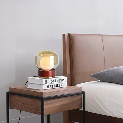 LuxeBoule - Table Lamp with Geometric Shape and Cozy Light Diffusion