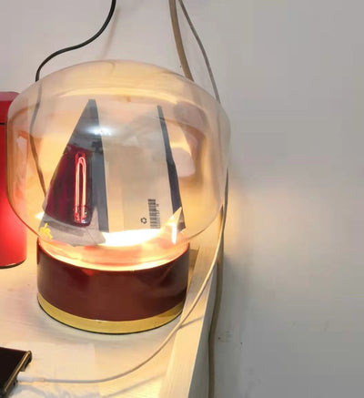 LuxeBoule - Table Lamp with Geometric Shape and Cozy Light Diffusion