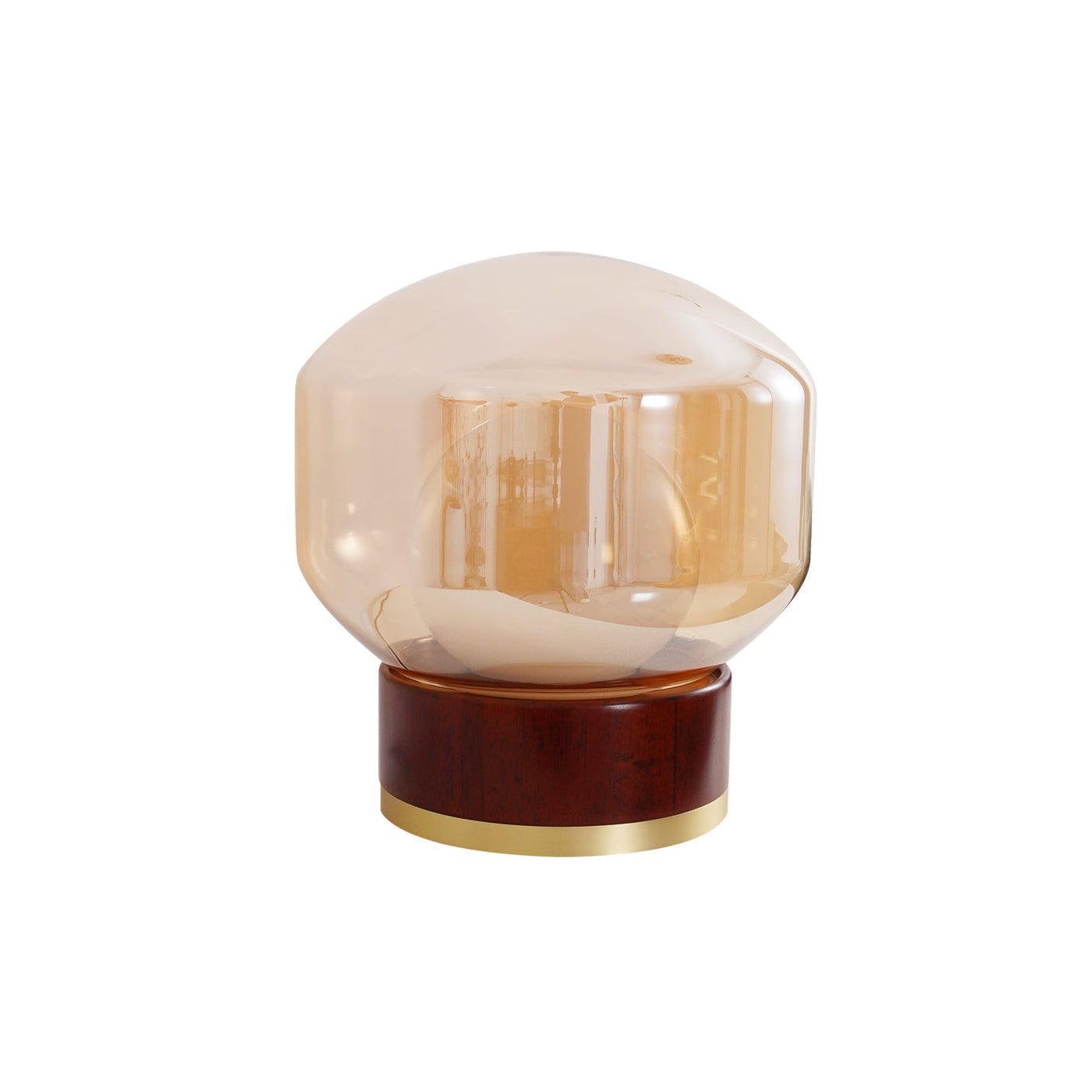 LuxeBoule - Table Lamp with Geometric Shape and Cozy Light Diffusion