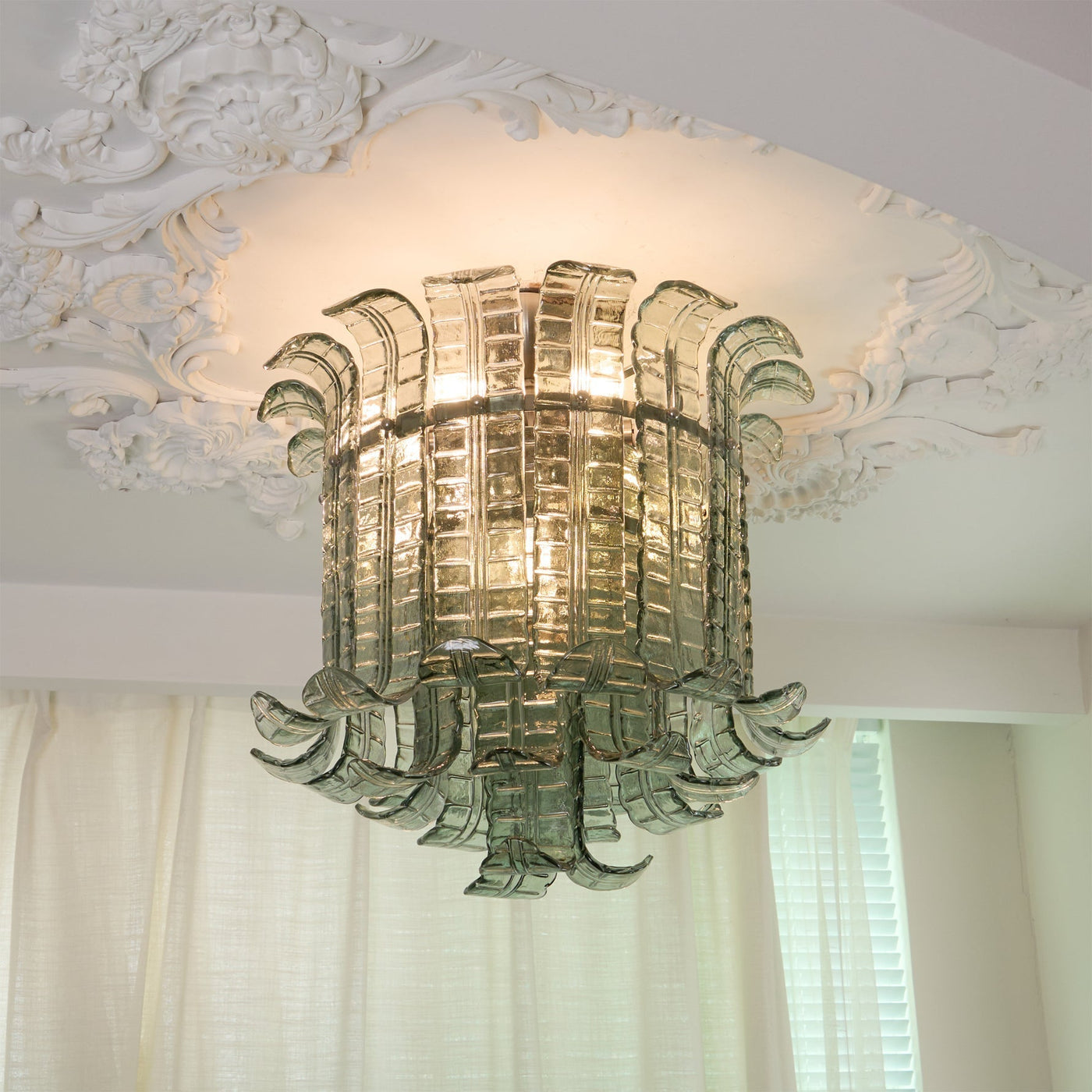 LuxeVetro - Ceiling Light with Italian Glass and Subtle Glow