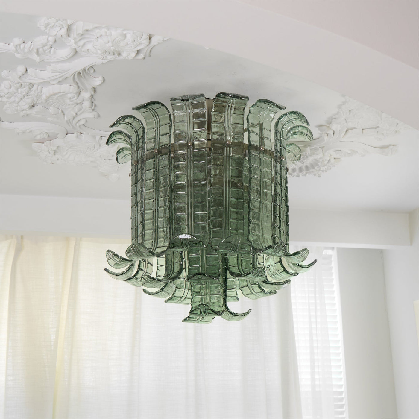 LuxeVetro - Ceiling Light with Italian Glass and Subtle Glow