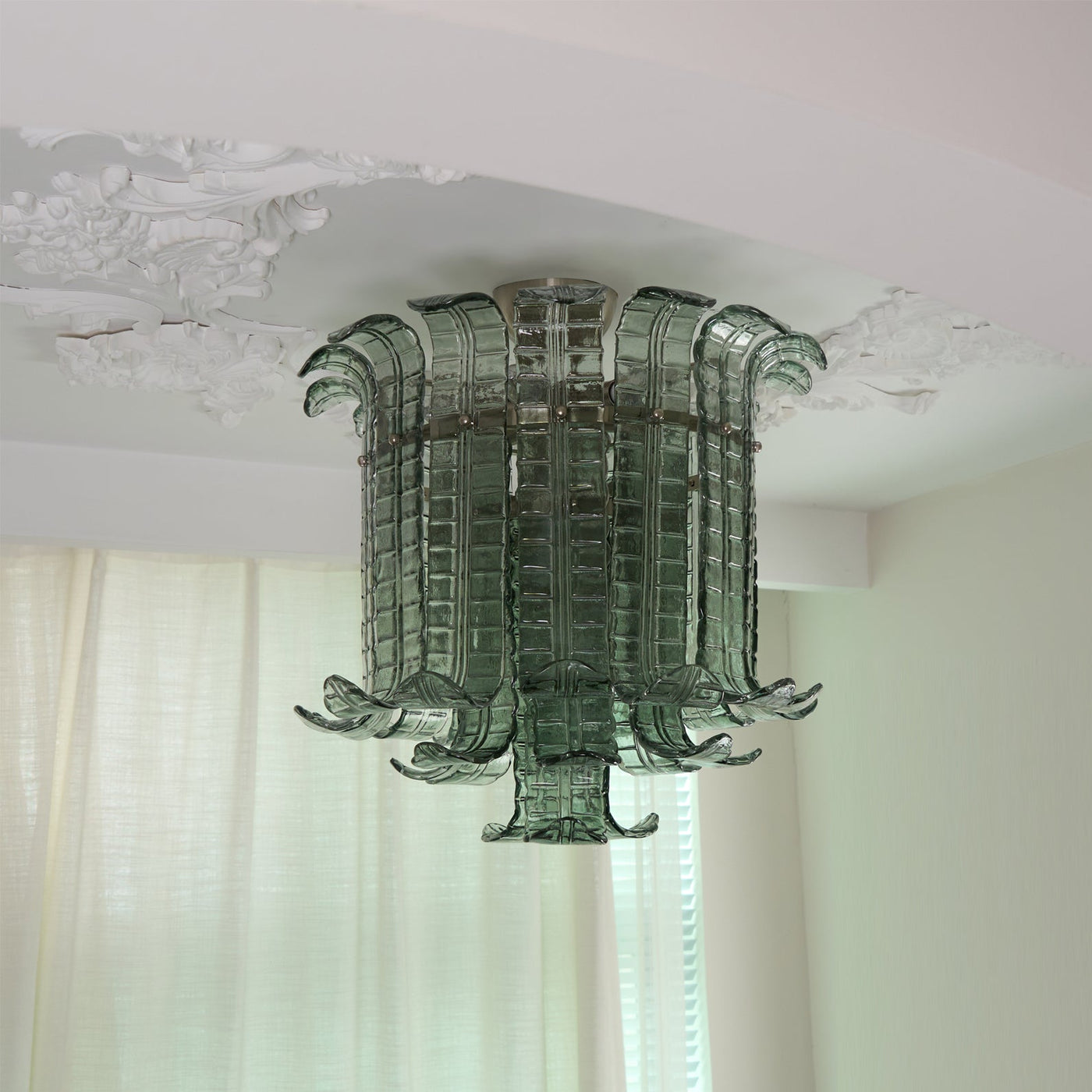 LuxeVetro - Ceiling Light with Italian Glass and Subtle Glow