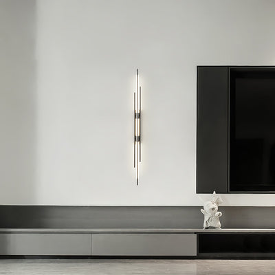 LuxeAura – Opulent Gold Wall Light for Elegant Spaces