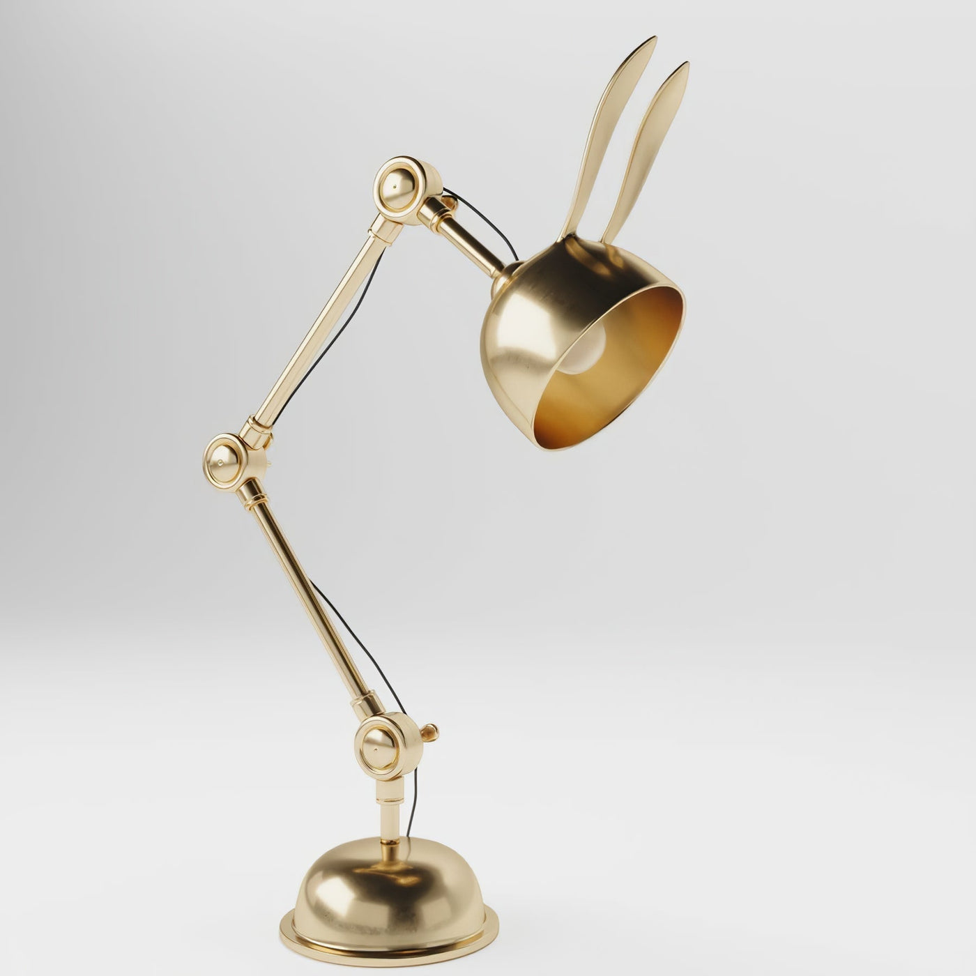 HareLuxe – Golden Rabbit Eared Table Lamp