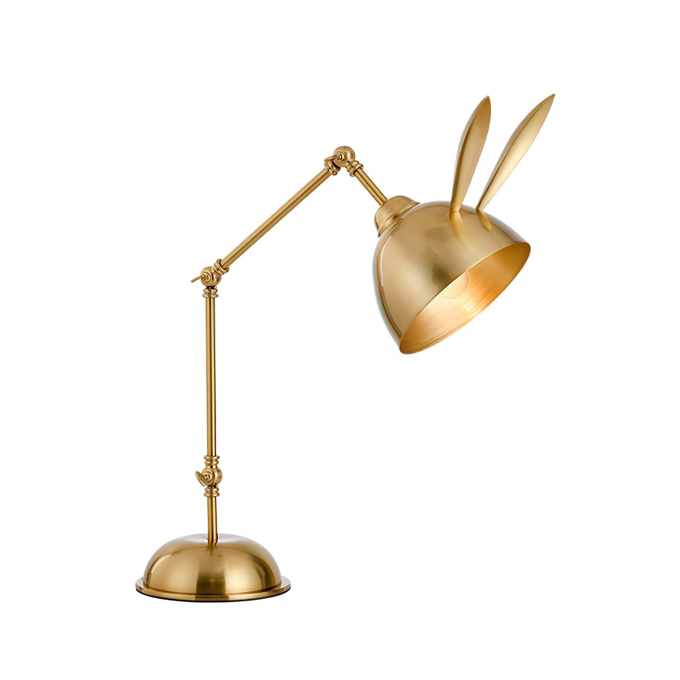 HareLuxe – Golden Rabbit Eared Table Lamp