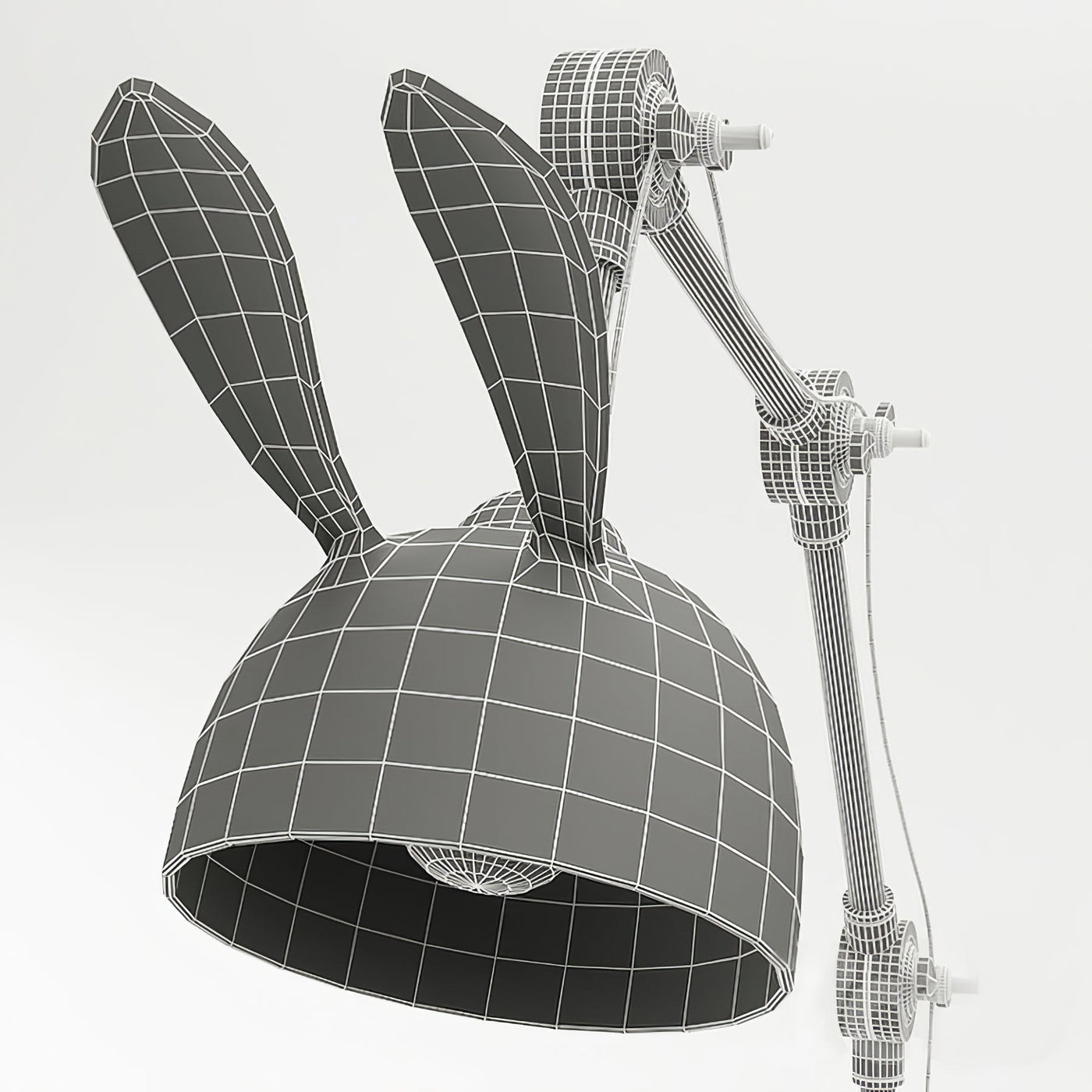 HareLuxe – Golden Rabbit Eared Table Lamp