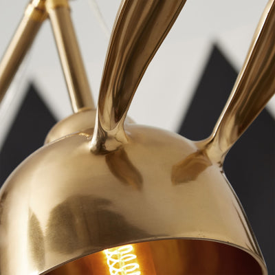 HareLuxe – Golden Rabbit Eared Table Lamp