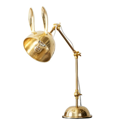 HareLuxe – Golden Rabbit Eared Table Lamp