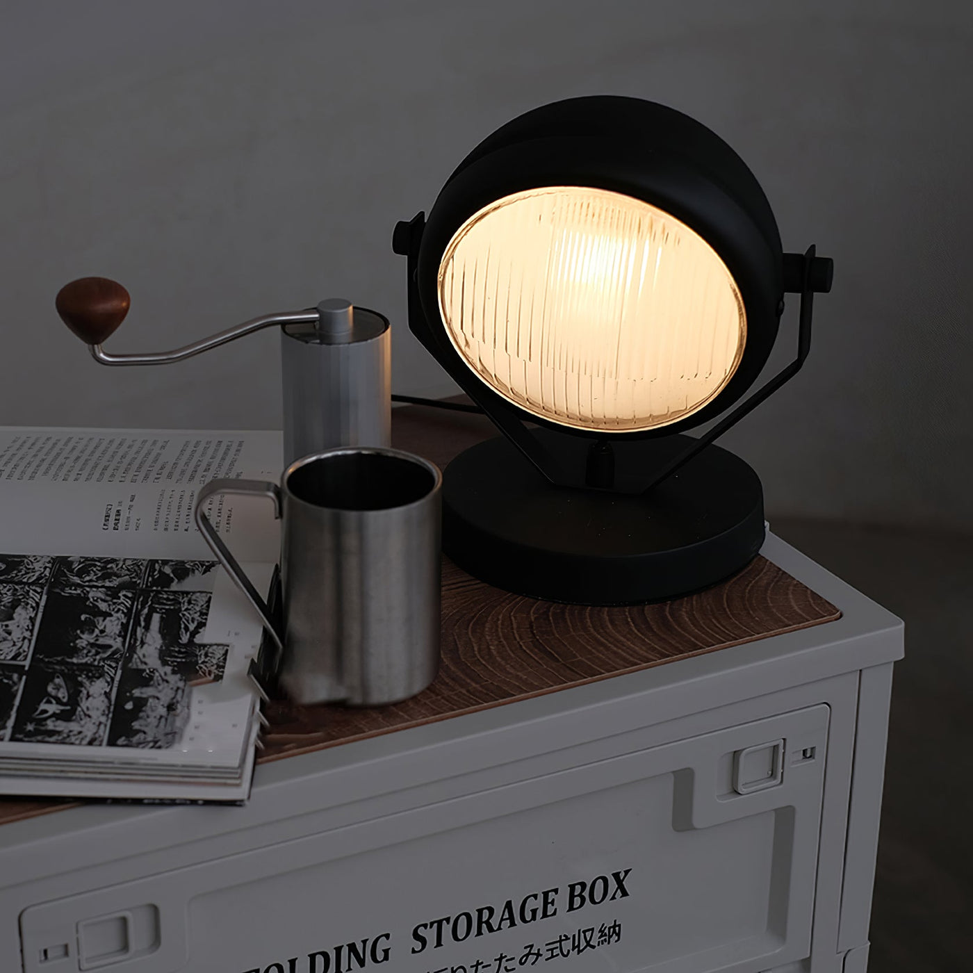 GlassMetal – Modern LED Table Lamp with Sleek Design