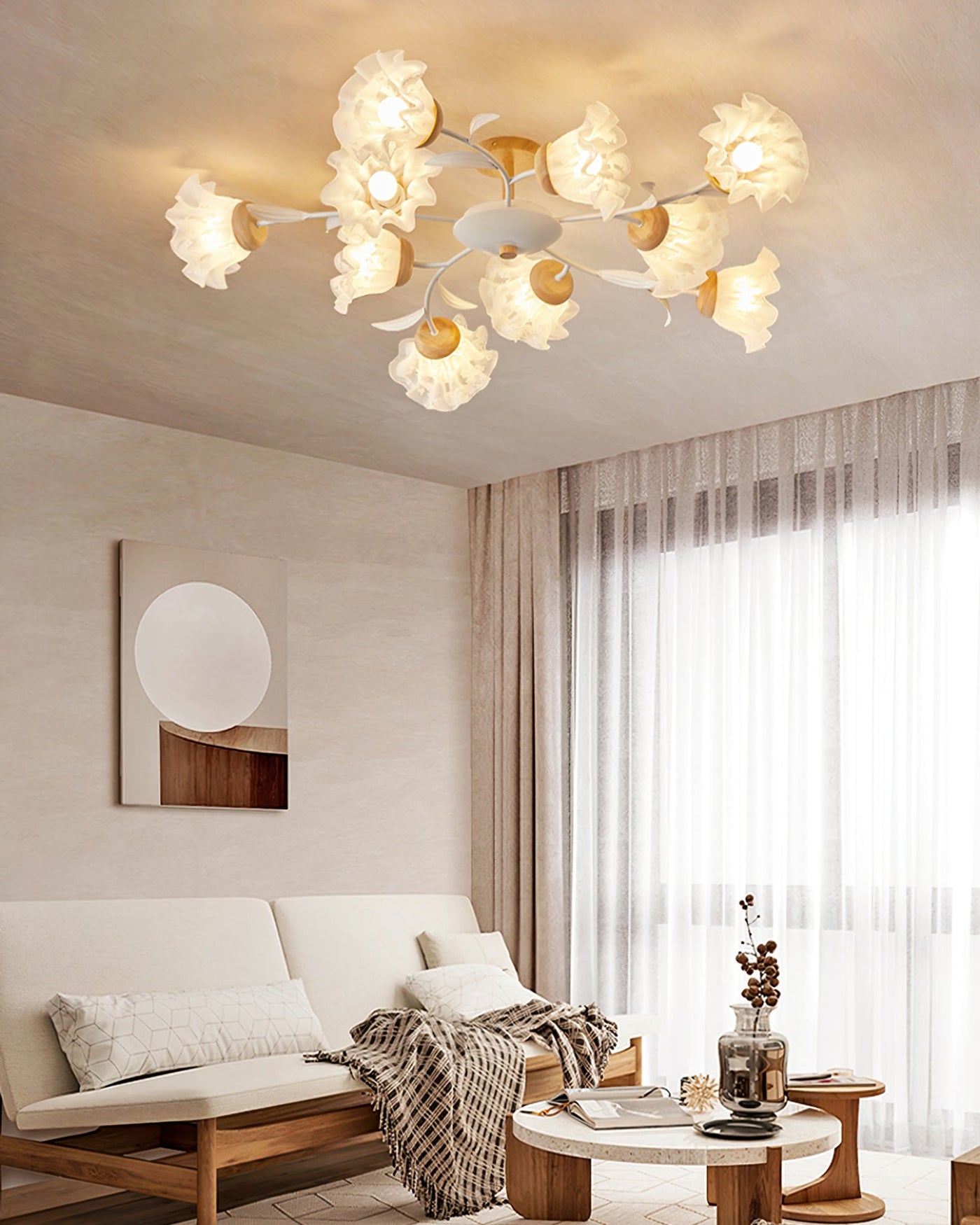 FlowerAura - Floral Ceiling Illumination
