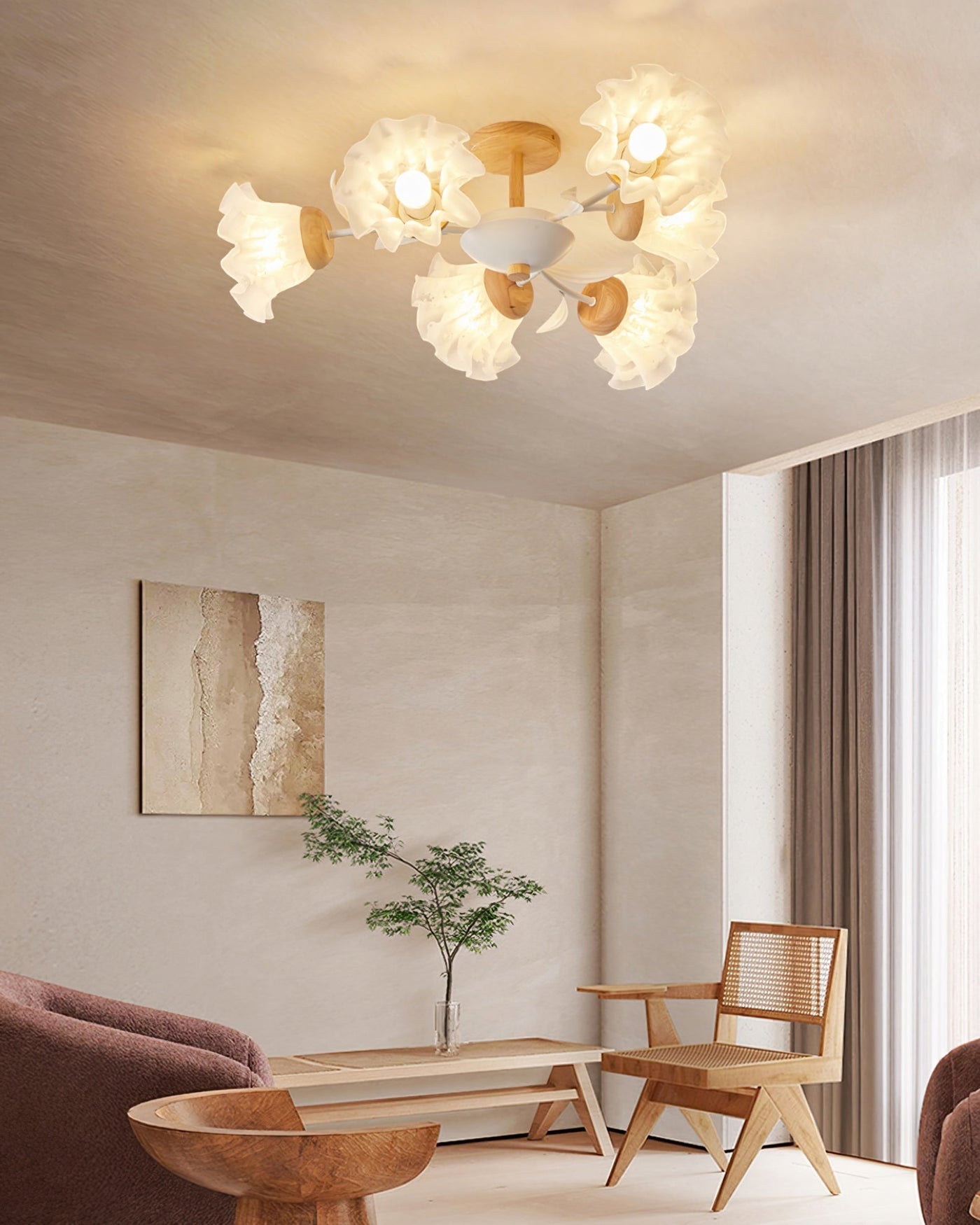 FlowerAura - Floral Ceiling Illumination