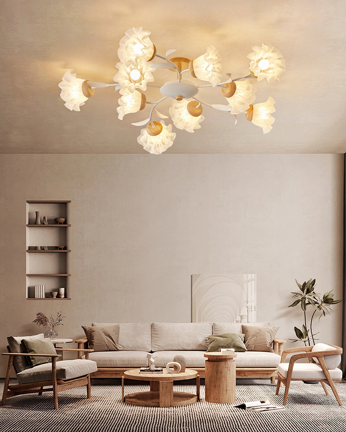 FlowerAura - Floral Ceiling Illumination