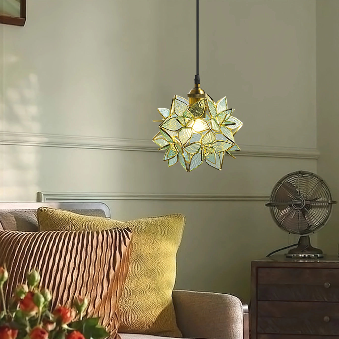 EarthGlow - Elegant Nature Pendant