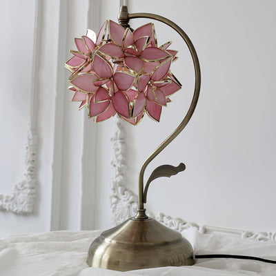 AuraLuxe - Capiz Table Lamp