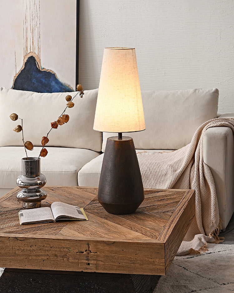 GlossyHaven - Ceramic Table Lamp