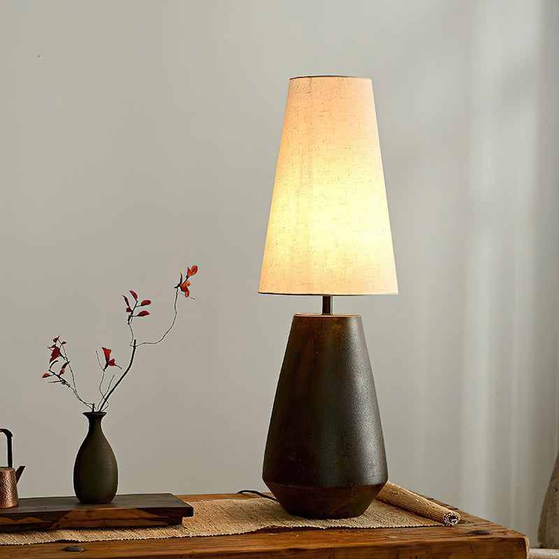 GlossyHaven - Ceramic Table Lamp