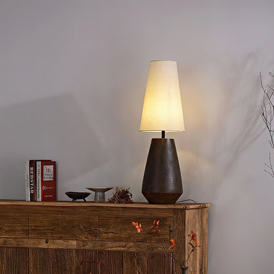 GlossyHaven - Ceramic Table Lamp