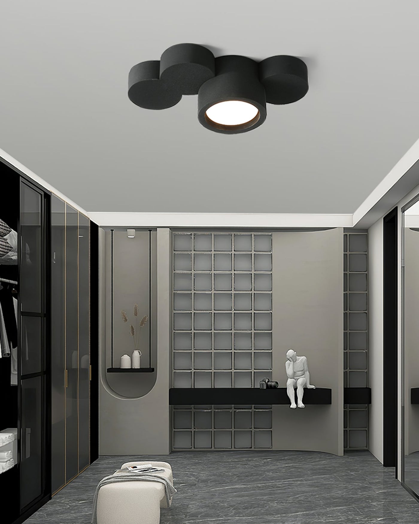 AuraCircle - Stylish Round Ceiling Light
