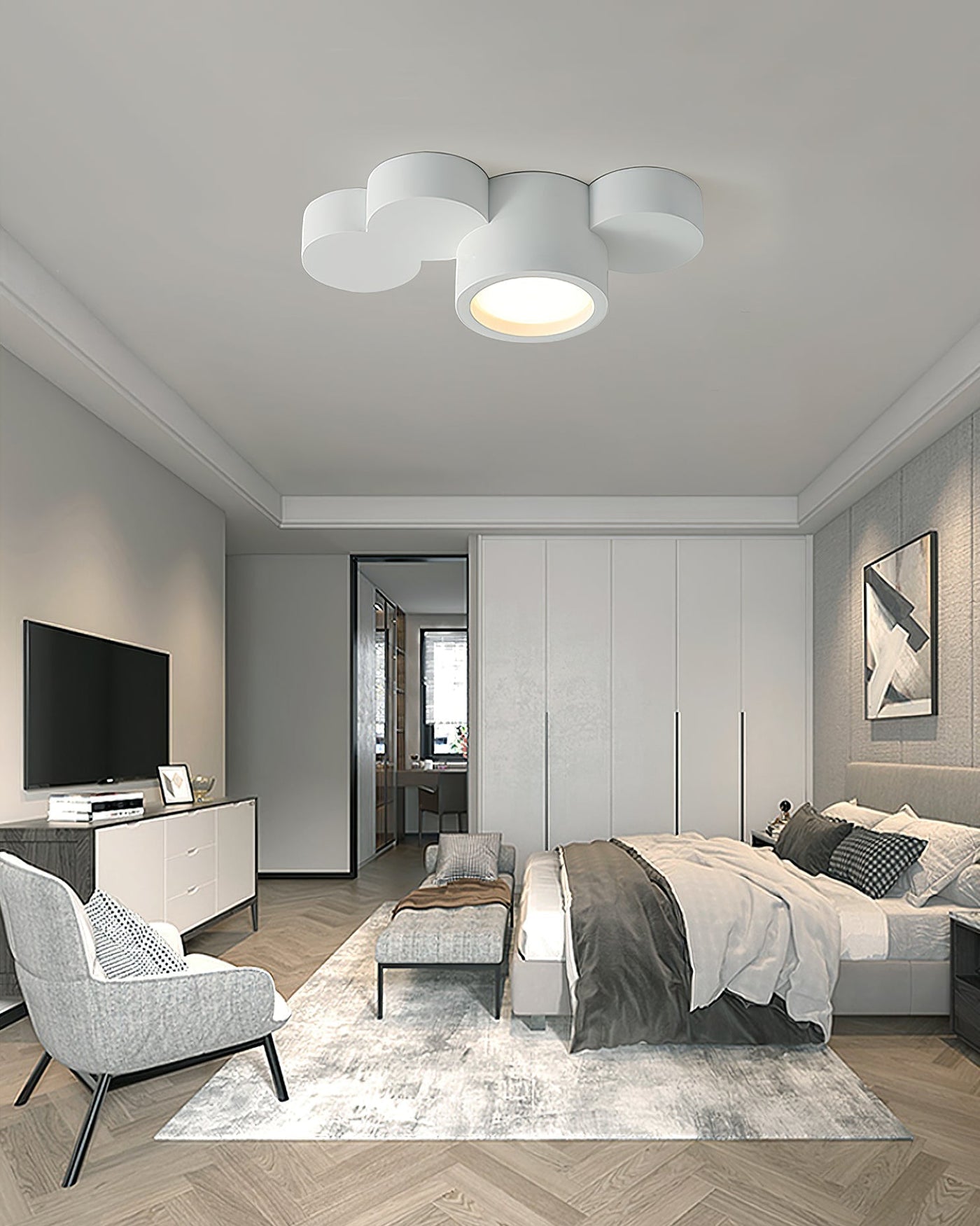 AuraCircle - Stylish Round Ceiling Light