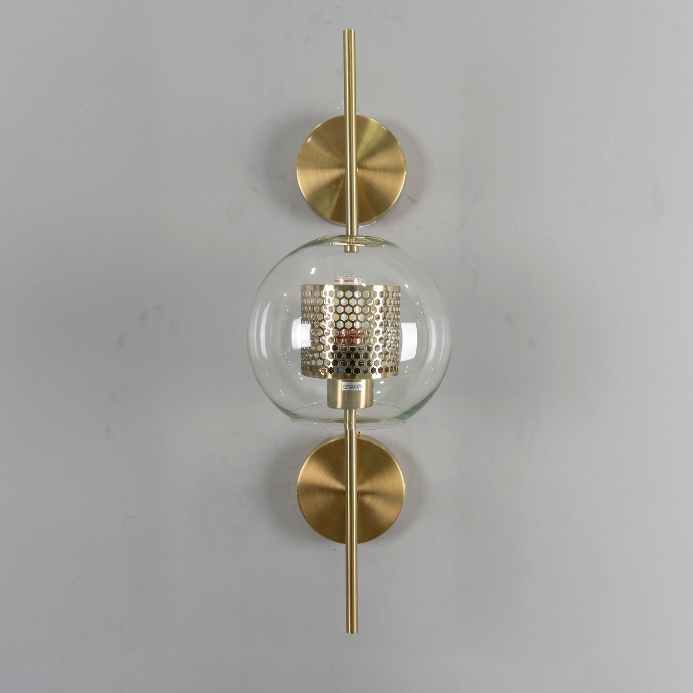 CrystalBeam – Illuminated Glass Wall Lamp for Stylish Lighting