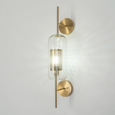 CrystalBeam – Illuminated Glass Wall Lamp for Stylish Lighting