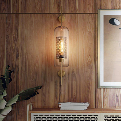 CrystalBeam – Illuminated Glass Wall Lamp for Stylish Lighting