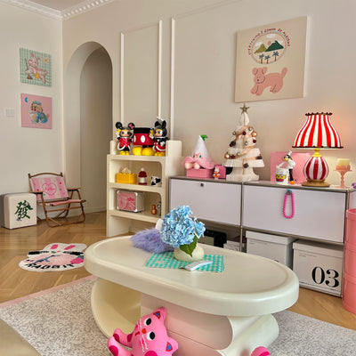 JollyGlow - Table Lamp with Circus Elements and Lively Lighting