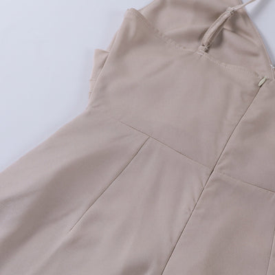 MoonLuxe – Elegant Midi Dress with High Slit