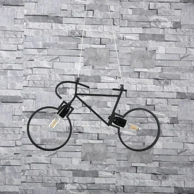 CycleLume – Sleek Bicycle-Inspired LED Pendant Light