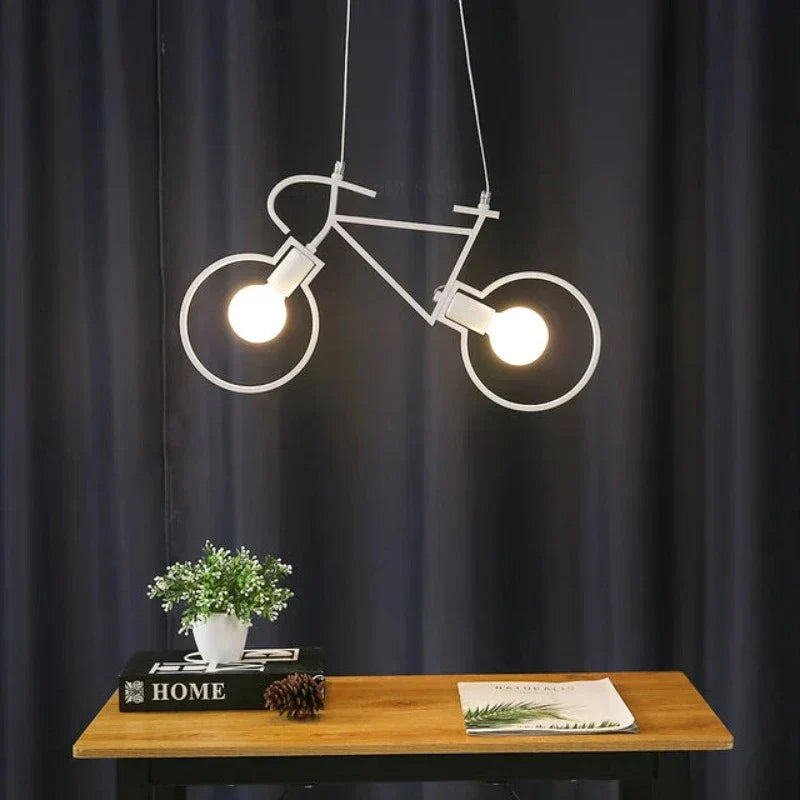 CycleLume – Sleek Bicycle-Inspired LED Pendant Light