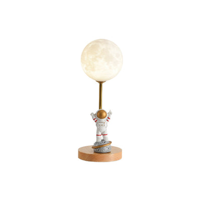 MoonGlow - Creative Table Lamp with Moon Shape and LED Light