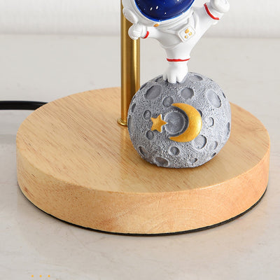 MoonGlow - Creative Table Lamp with Moon Shape and LED Light