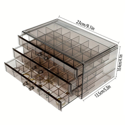 JewelVault - 3-Layer Ring & Earring Organizer