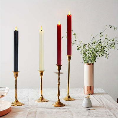 CandleLuxe – 6 LED Taper Candles with Remote for Luxurious Event Lighting