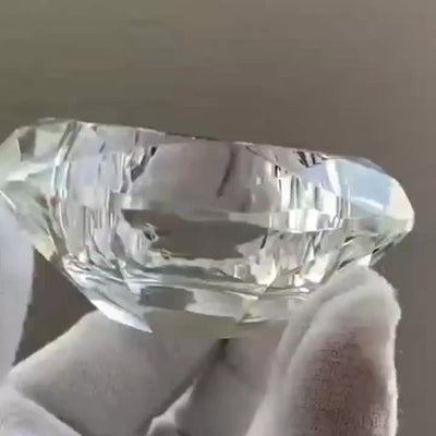 RadiantCrystal - Transparent European Candle Holder Set