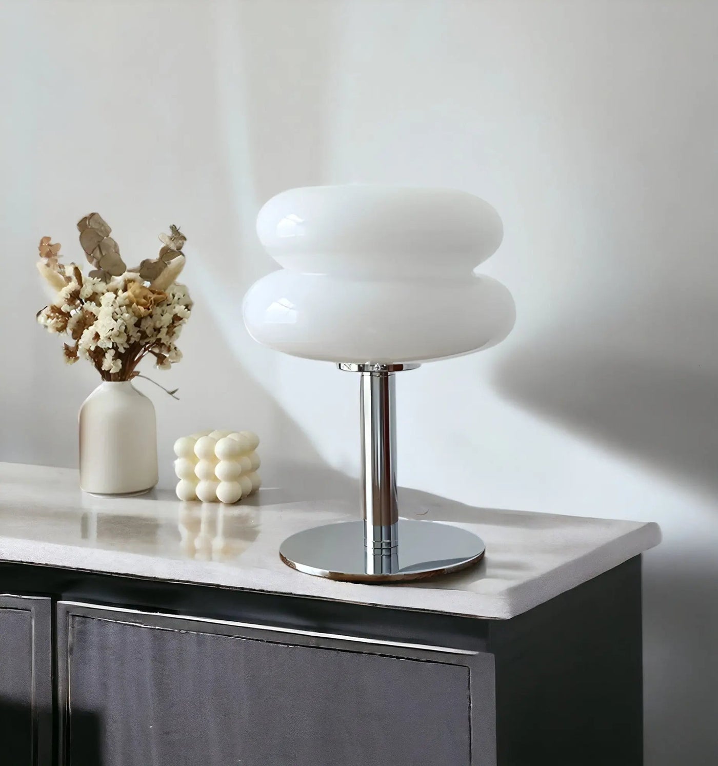 GlamoraLite - Elegant Glass Table Lamp for Your Interior