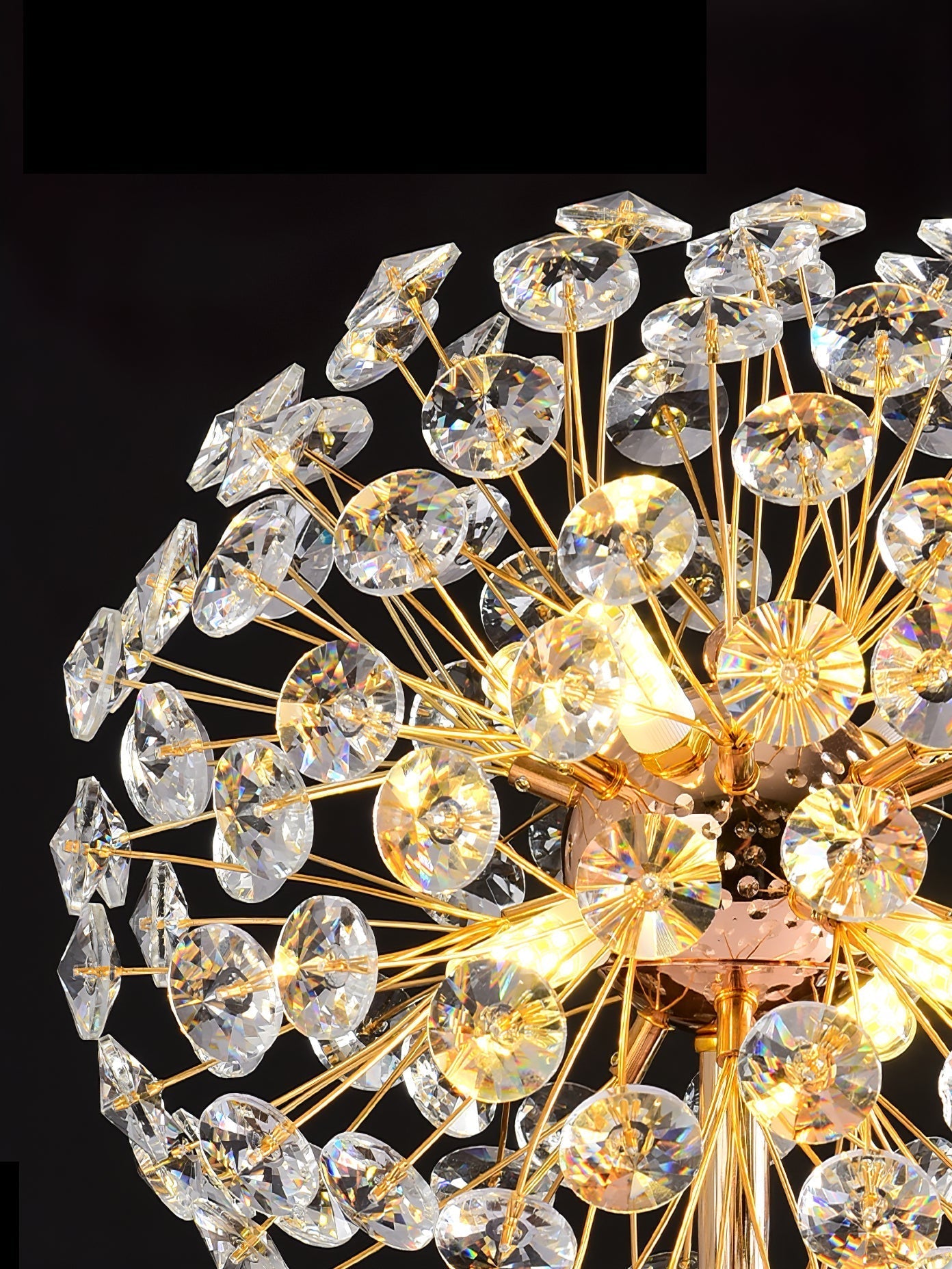 BloomSphere – Elegant Dandelion Crystal Table Lamp