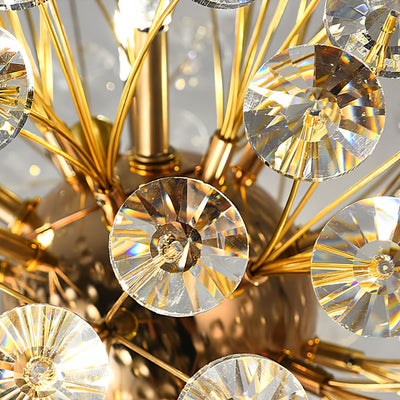 BloomSphere – Elegant Dandelion Crystal Table Lamp