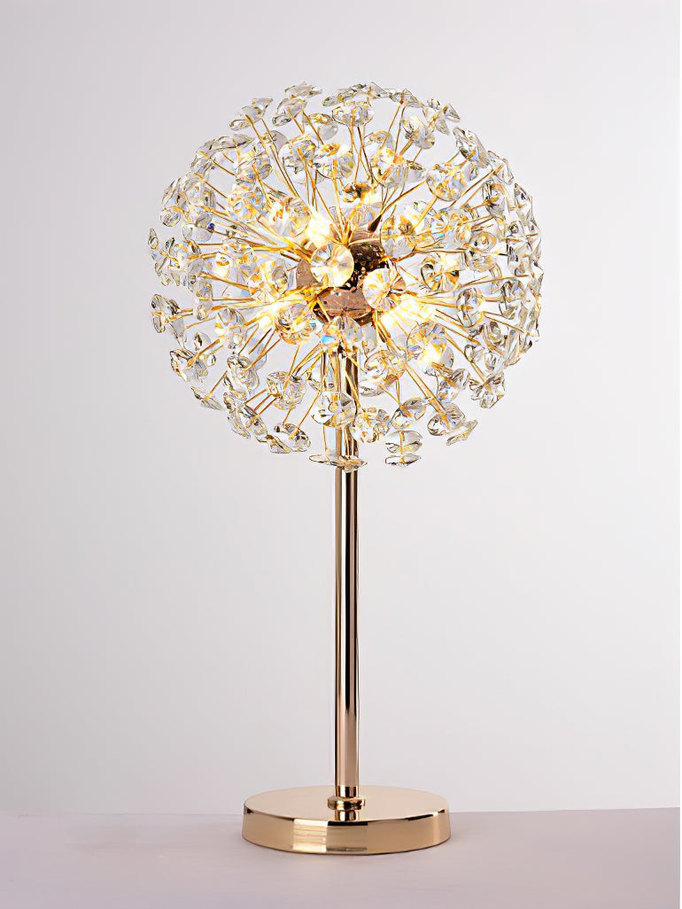 BloomSphere – Elegant Dandelion Crystal Table Lamp