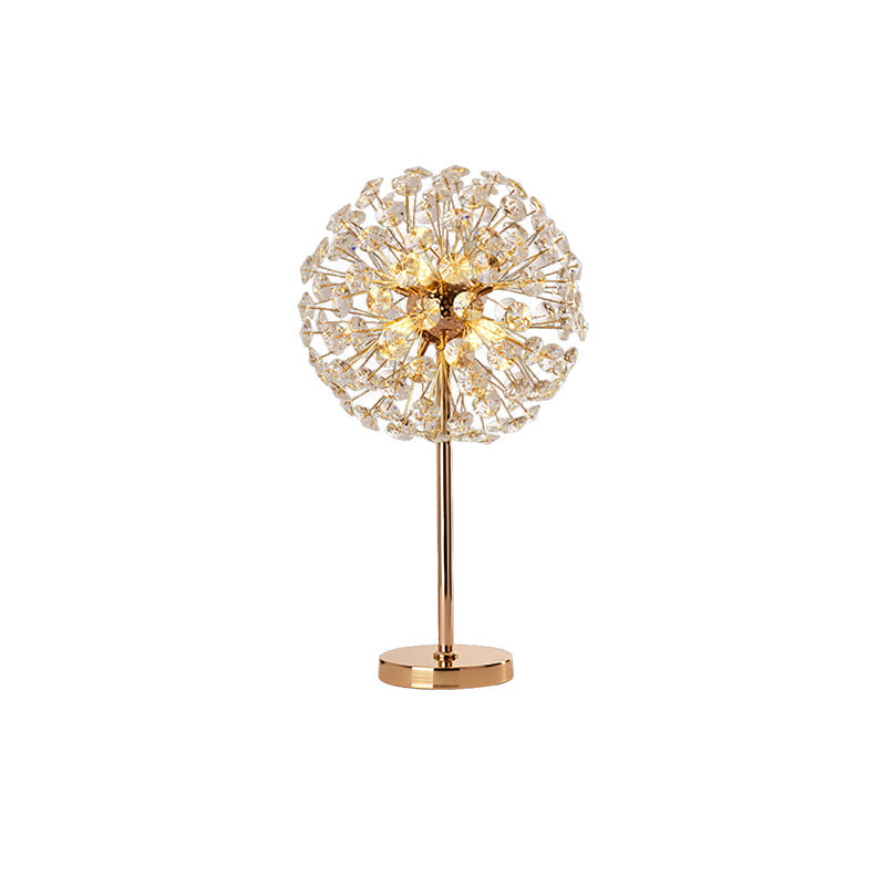 BloomSphere – Elegant Dandelion Crystal Table Lamp